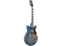 Ibanez AM93QAJBB Jet Blue Burst Artcore Expressionist Ibanez AM93QAJBB Jet Blue Burst Artcore Expressionist